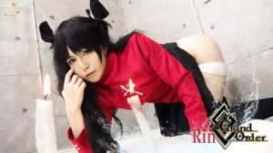 【遠坂凛】Fate遠坂凛赤セーラーコスでパイパンおまんこクチュクチュ手マン潮吹き蝋燭連続消火アヘ顔絶頂!