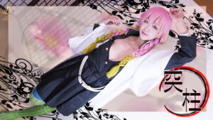 【甘露寺蜜璃】爆乳甘露寺蜜璃隊服パツパツ乳首透けディルドグリグリ焦らし悶絶!汁ダラ腰振り生ハメガン突き痙攣絶頂中出し♥