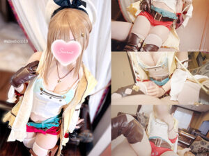 【ライザリン・シュタウト】ライザのむっちり太ももコキでホットパンツ白濁まみれ!騎乗位グラインド子宮抉り中出し連発、抜かず連続搾精ハメ祭り♥