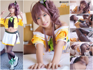 【夏色まつり】まつりちゃん黒タイツ穴破りノーパン生ハメ!グチョ濡れマンコ子宮突き中出し太ももザーメン垂れ