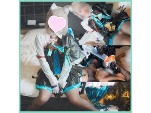 【リネット】原神リネットの黒タイツメイドがローションべっとりチンポ寸止め凌辱!手袋シコ・足裏擦り・太もも挟みからオマンコ挿入寸前手コキ大量射精