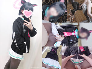 【杏山カズサ】部室NTR目撃でヤンデレ暴走カズサ!爆乳騎乗位パイパンまんこ3連中出し汁溢れ絶頂