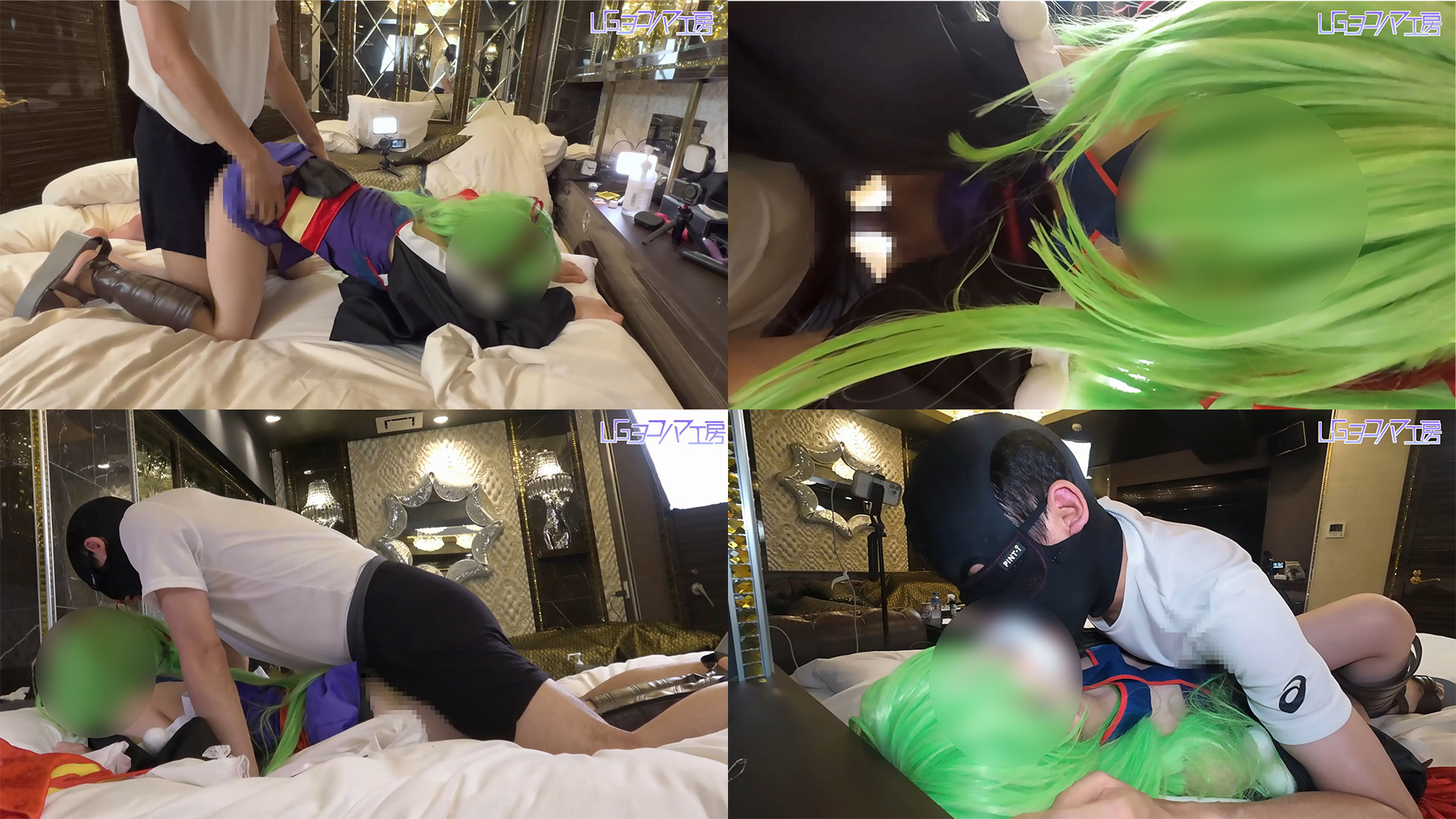 【ムラサメ】千恋*万花ムラサメのツル脇チンポ密着スリスリで我慢汁まみれ悶絶!ゴム... サンプル画像3