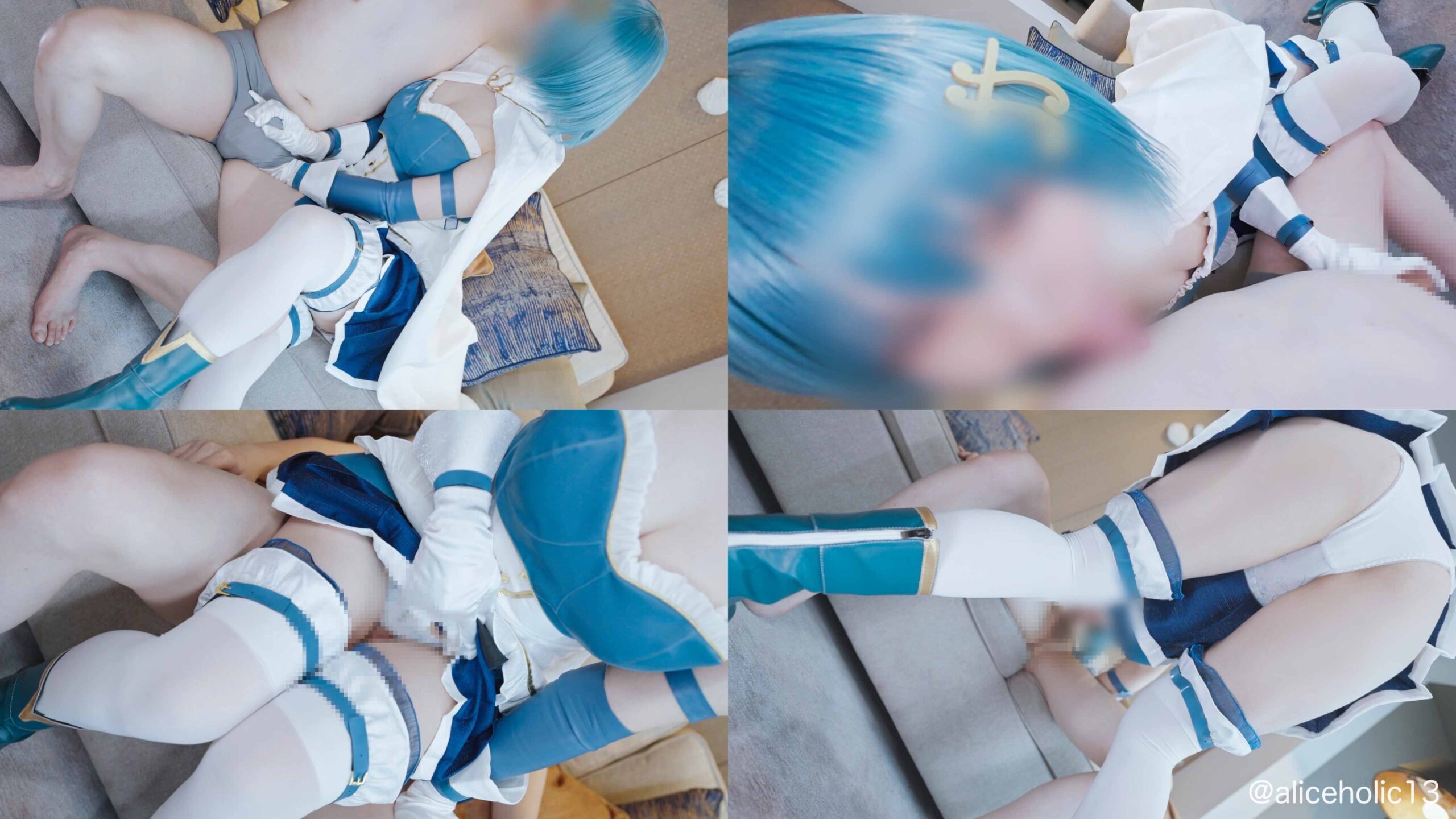 【美樹さやか】美樹さやかコスでチンポ手コキ太ももコキフェラ虐め!騎乗位生挿入寸止... サンプル画像1