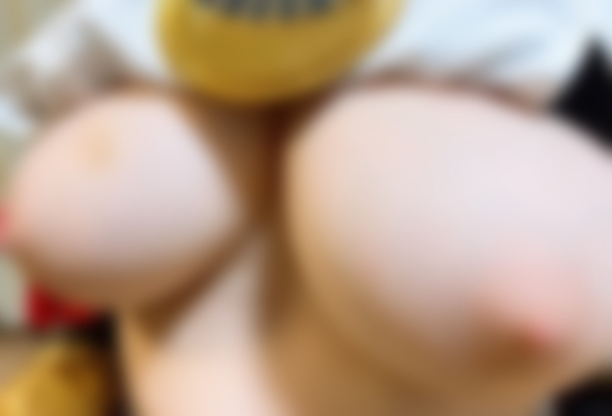 【九条裟羅】原神九条裟羅コスIカップ爆乳レイヤー男2本チンポW手コキフェラパイズ... サンプル画像1