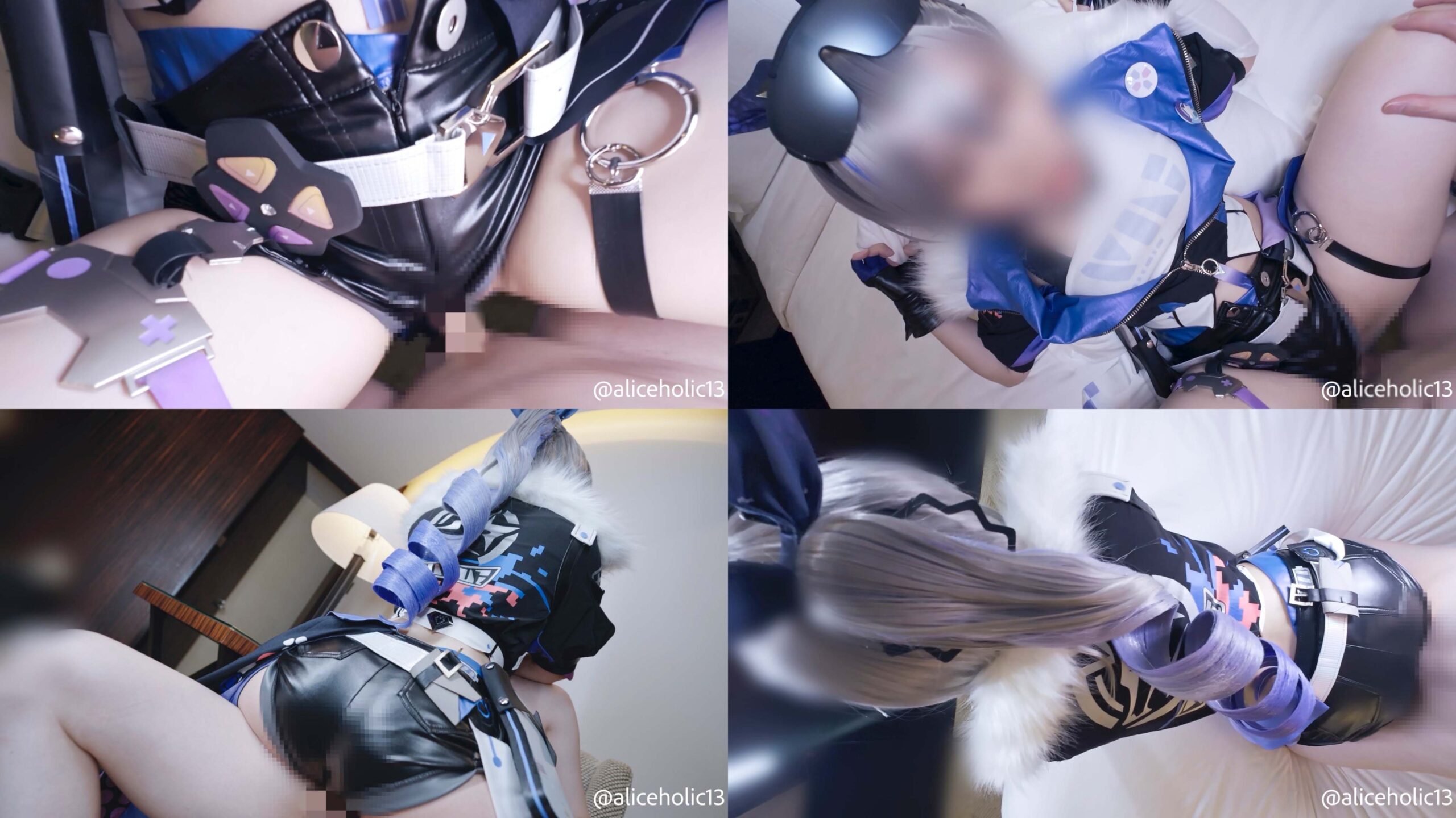 【銀狼】銀狼コスヤリマンが童貞チンポに生ハメ逆転!オホ声ガクガク痙攣絶頂連発で2... サンプル画像2