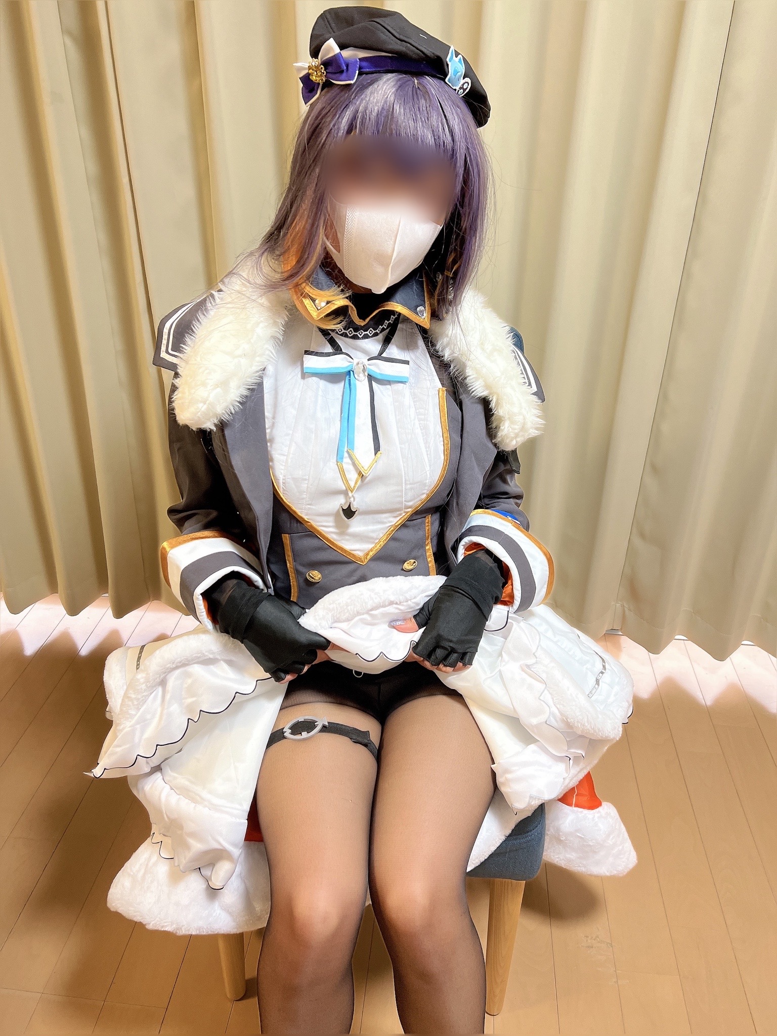 【ペトラ_グリン】ペトラ・グリン黒タイツ裂き白パンツずらし3人連続生中出し!シッ... サンプル画像1