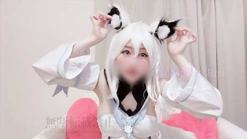 【白上フブキ】白上フブキ狐耳コスでオマンコに白濁液ドロドロ注入!ディルド激ピスト... サンプル画像1