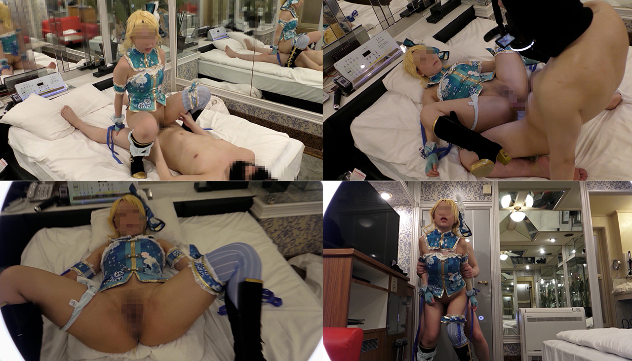 【絢瀬絵里・高咲侑】チャイナドレス絵里のパツパツ乳首透けパイパンまんこ指ズボ愛液... サンプル画像2