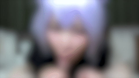 【猫又おかゆ】発情猫又おかゆの汗チ●ポ匂い嗅ぎ恍惚フェラ!爆乳パイズリ手コキ射精... サンプル画像2