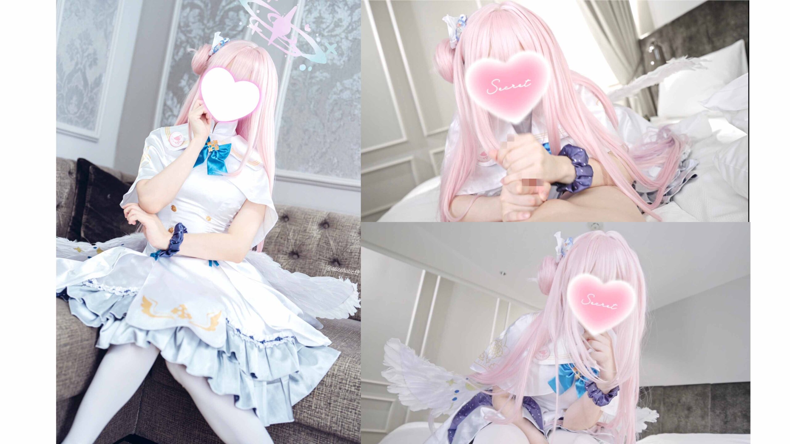 【聖園ミカ】聖園ミカのトリニティ制服騎乗位中出し祭り!寮で子宮ドピュ2発懇願&朝... サンプル画像1