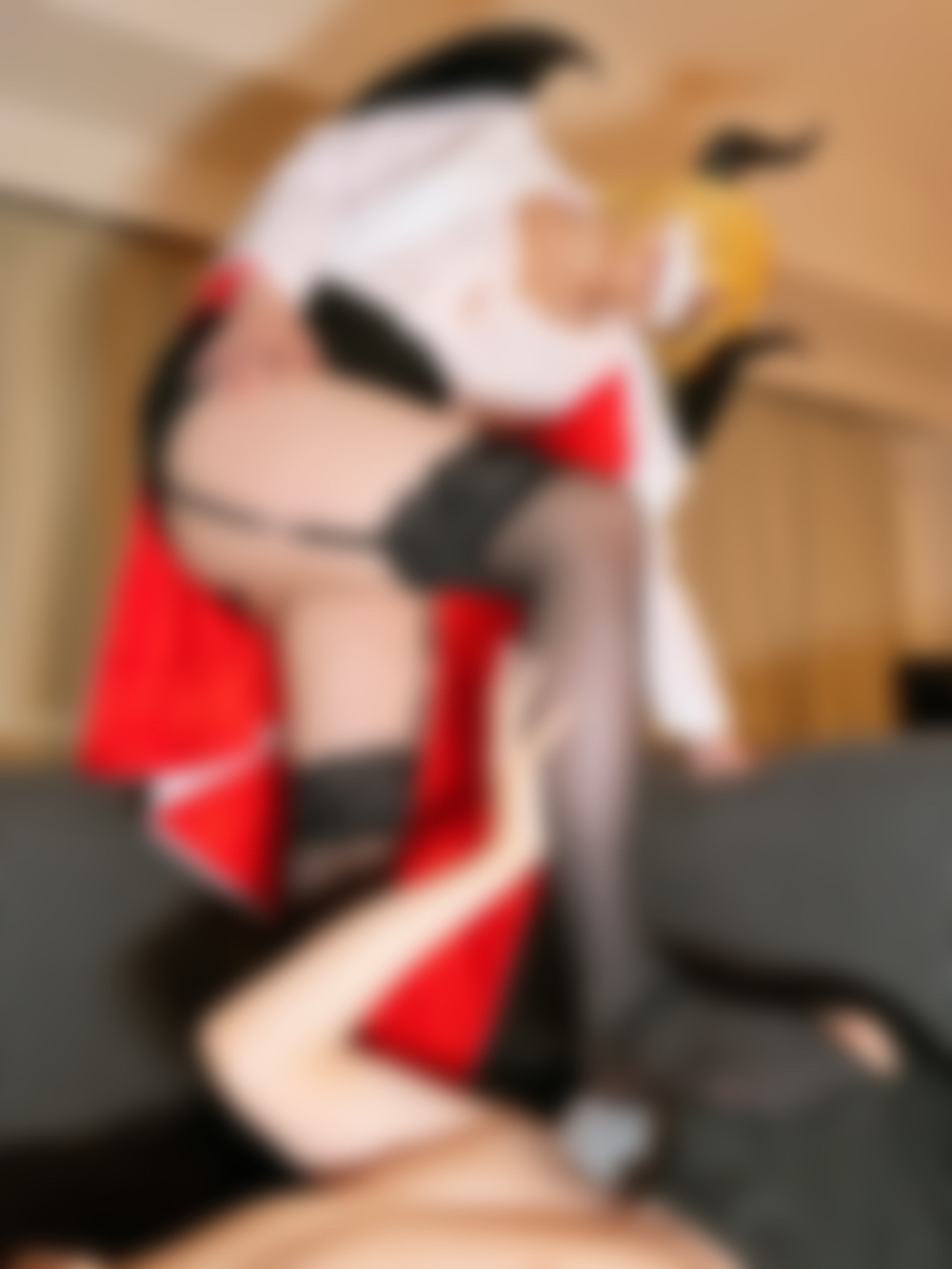 【癒月ちょこ】癒月ちょこIカップ爆乳でチンポ4本目隠し辨別!パイズリ乳射&生中出... サンプル画像2