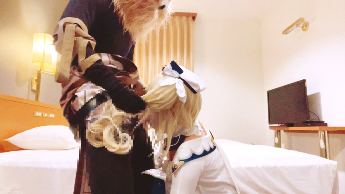 【バーバラ】バーバラ、ヒルチャール巣窟でデカチンポ強制手コキフェラ!涎ダラダラ喉... サンプル画像3