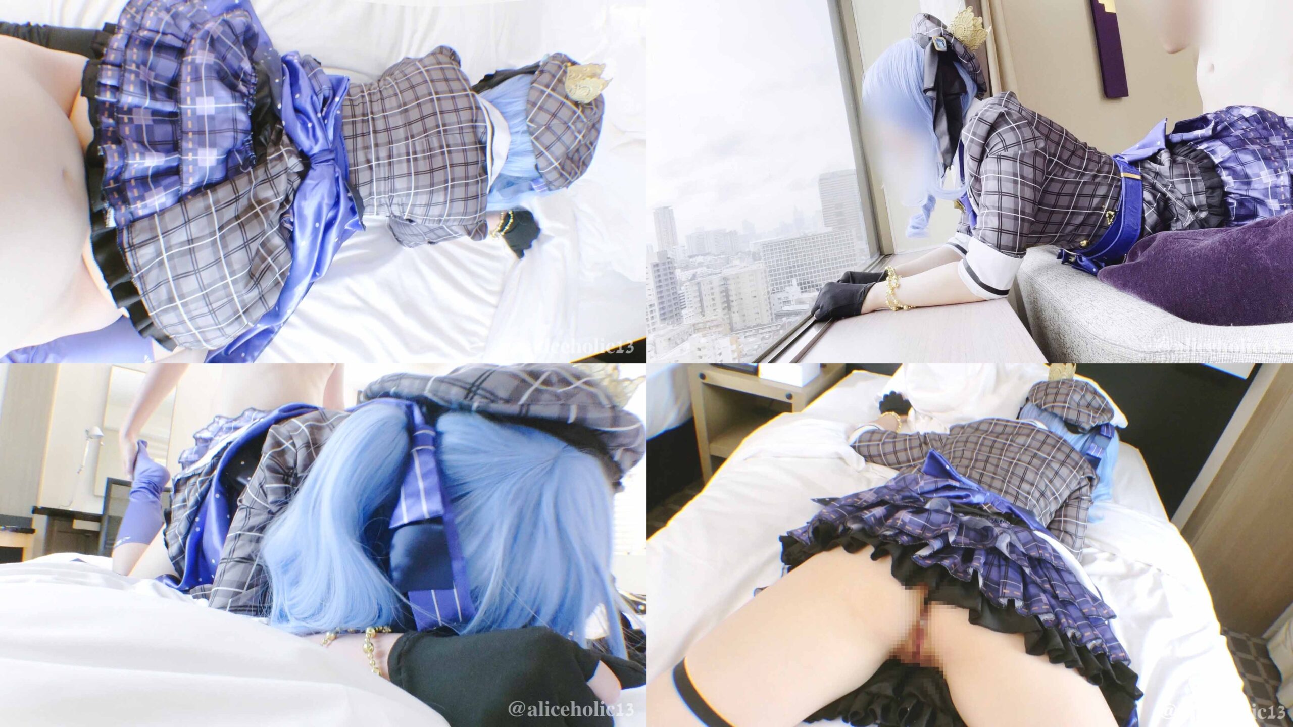 【星街すいせい】星街すいせい着衣パンツずらしバック生ハメ!ポルチオ抉りオマンコビ... サンプル画像2