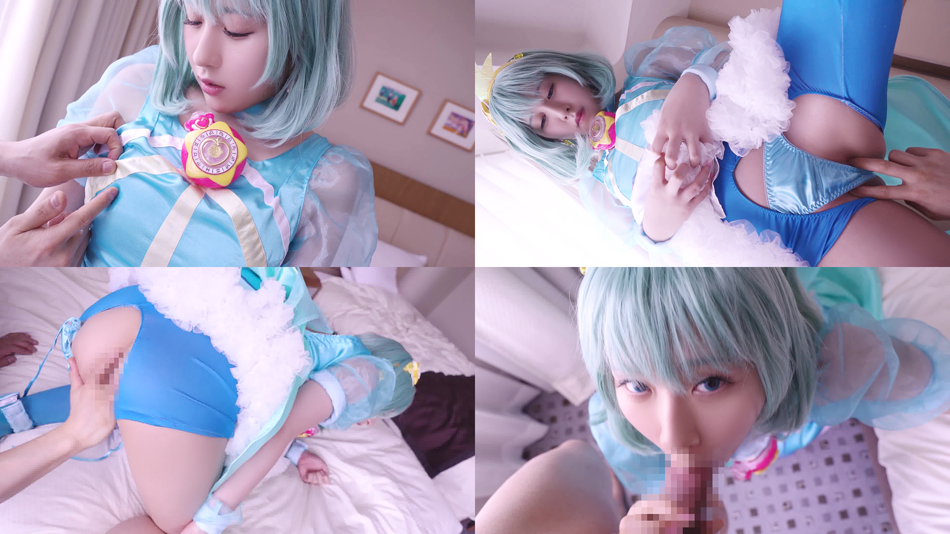 【キュアミルキー】キュアミルキー無毛まんこに生チンポ挿入!デカ尻バック叩きアヘ顔... サンプル画像1