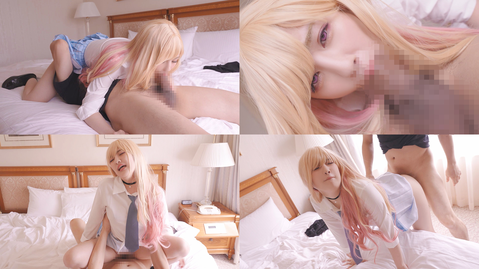 【喜多川海夢】喜多川海夢の制服爆乳がシックスナインでオマンコ潮吹き汁まみれ!生立... サンプル画像2