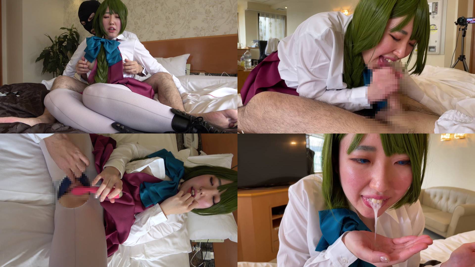 【夕雲】夕雲の白タイツブーツ足裏シコシコ&爆乳授乳手コキでチンポ我慢汁ビチャ!パ... サンプル画像2