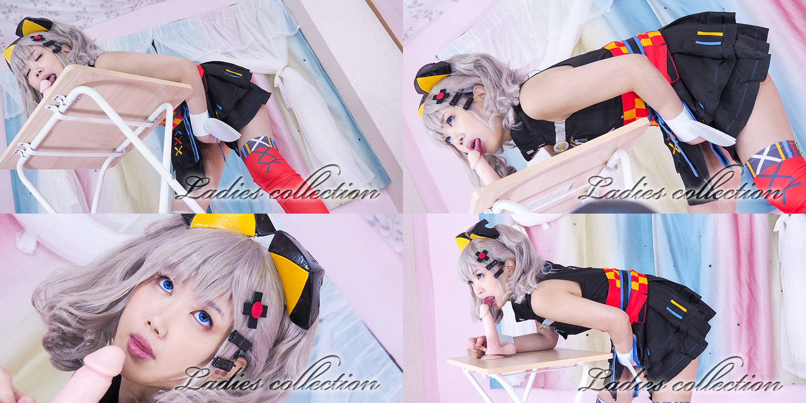 【輝夜月】輝夜月 デカディルド喉奥ジュポジュポ涎垂らしオマンコ指掻き回しビクビク... サンプル画像1