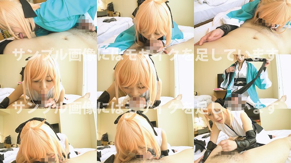 【沖田総司】沖田総司コス超柔体美女のI字バランス脚ガバ開きオマンコ手マン生ハメ中... サンプル画像3