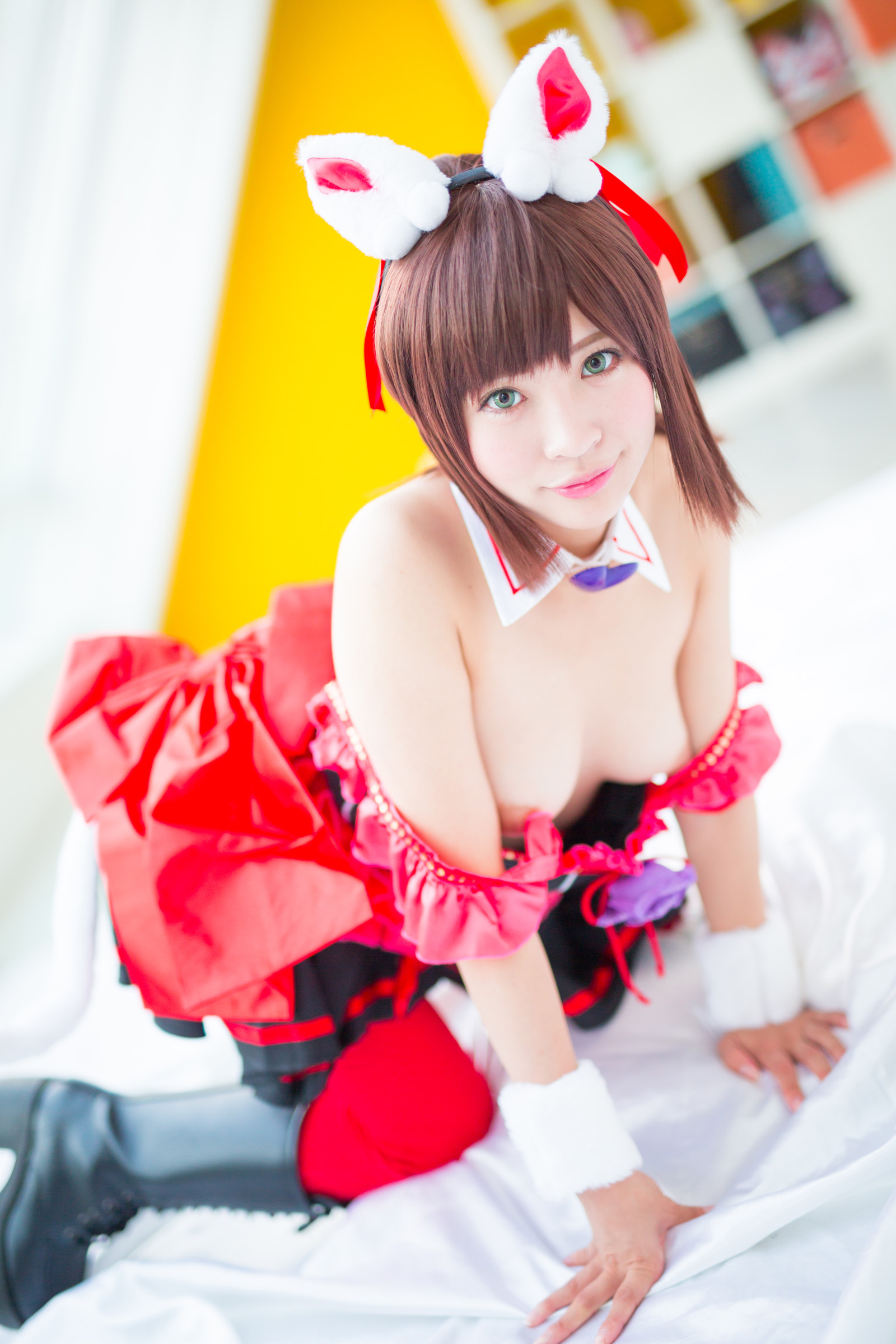 【佐々波綾・前川みく】アスタリスク衣装前川みく Gカップ乳首透け騎乗位でオマンコ... サンプル画像2