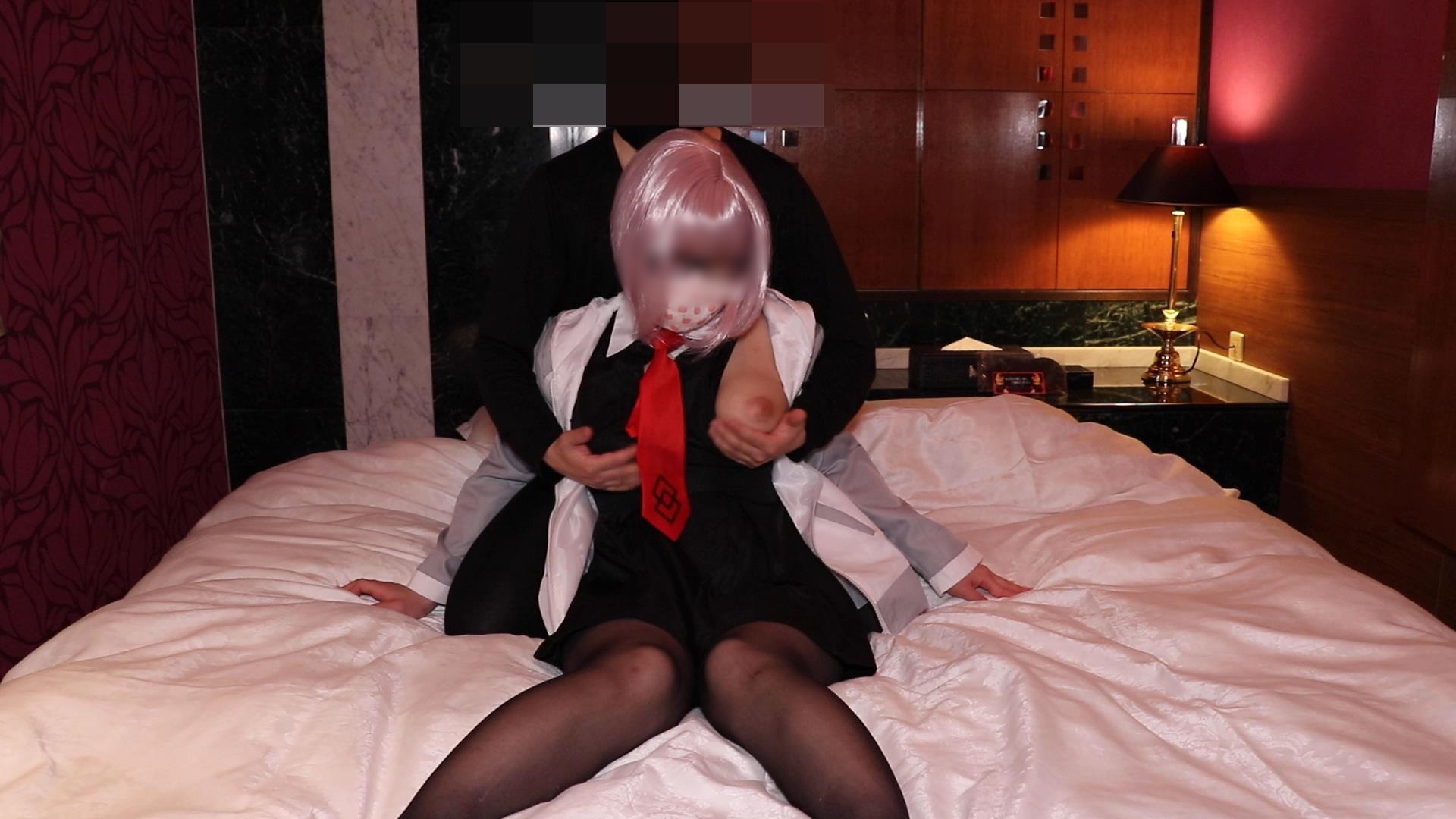 【マシュ・キリエライト】FateマシュG乳陥没乳首生ハメ中出し!正常位騎乗位絶頂... サンプル画像1