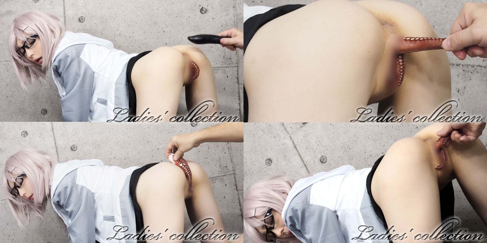 【マシュ・キリエライト】Fateマシュのパイパンにズッキーニナス猛挿!タコ足ウネ... サンプル画像3