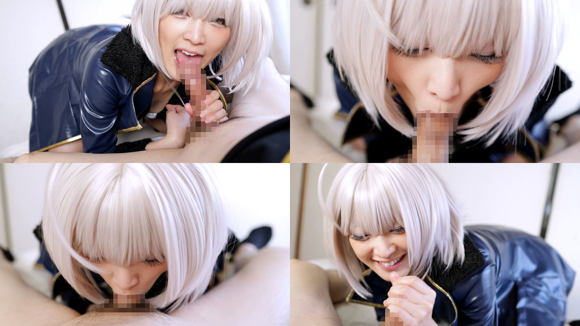 【ジャンヌ・ダルク〔オルタ〕】黒ドレス邪ンヌ跪きチンポ舐め!唾液泡立ちバキューム... サンプル画像2