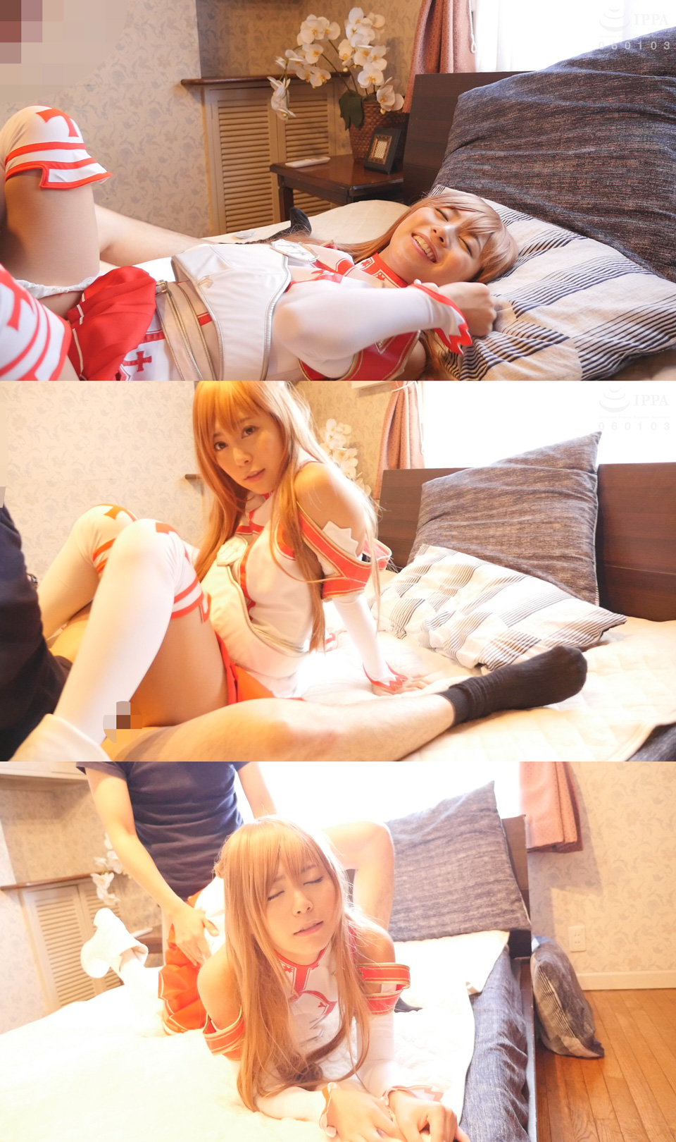 【アスナ(ソードアート・オンライン)】SAOアスナの騎士メイド衣装でハメ撮り生挿... サンプル画像3