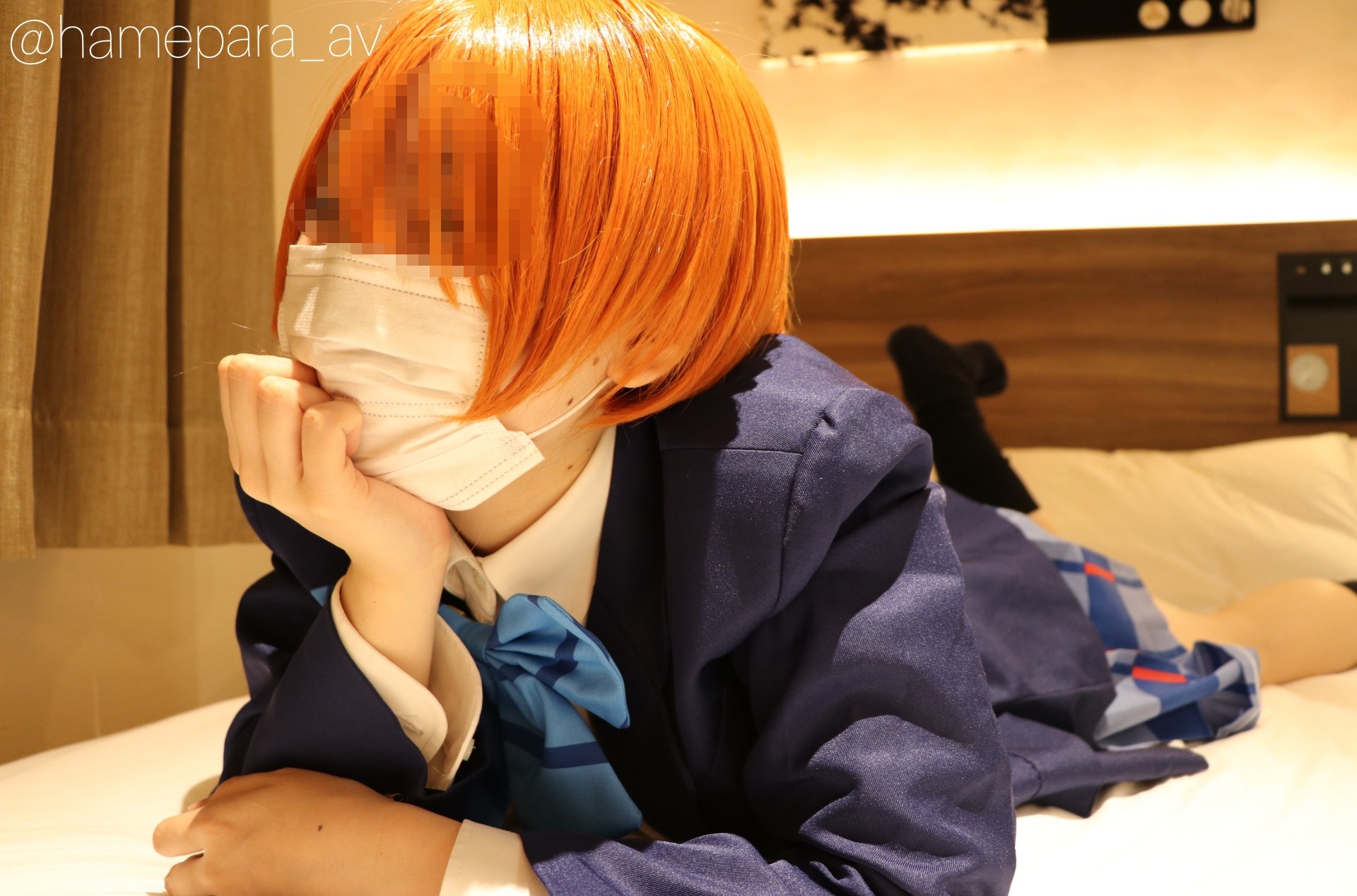 【星空凛】星空凛コスレイヤー初ハメ撮り生挿入中出し!制服着衣パンツ脱ぎオマンコパ... サンプル画像1