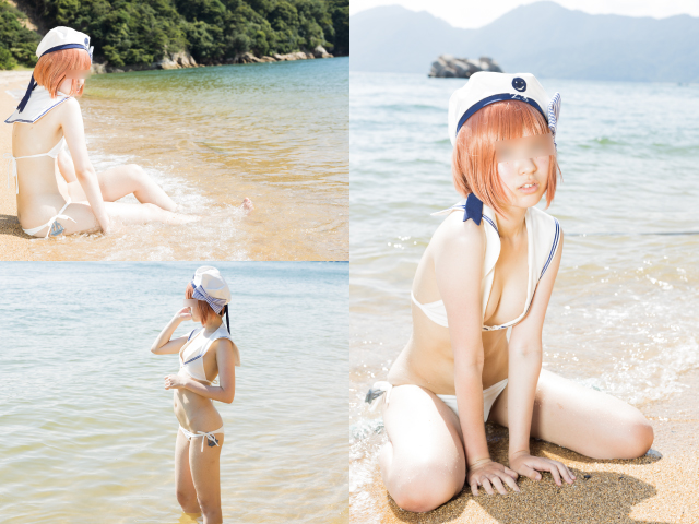 【Z3(マックス・シュルツ)】水着Z3をベッド押し倒しハメ撮り!電マクンニで痙攣... サンプル画像1