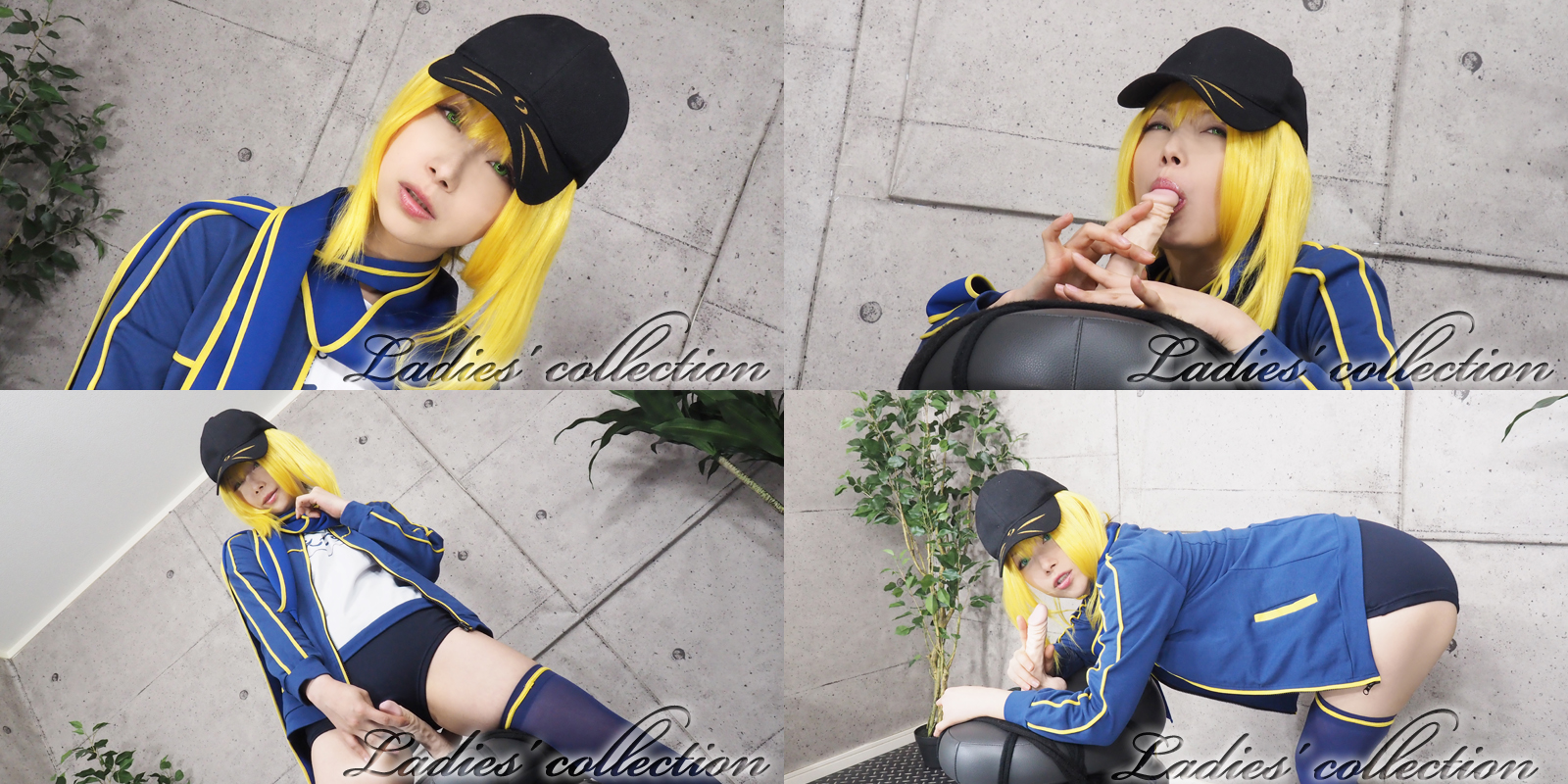 【謎のヒロインX】ブルマ体操服の謎のヒロインX、ロデオディルドでフェラ素股騎乗位... サンプル画像1