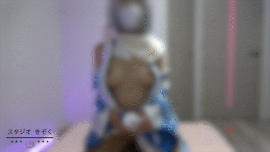 【がうる・ぐら】着物ぐら爆乳揺らし男2人勃起対決!勝ちチンポ生中出し負けにIカッ... サンプル画像3