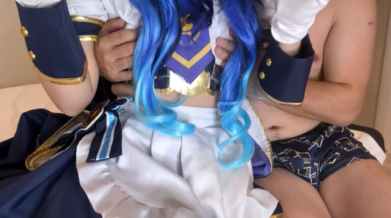 【天宮こころ】天宮こころ軍服メイドレイヤーと冬コミ後ホテル酔っぱらいオフパコ!黒... サンプル画像3