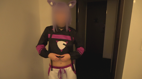 【猫又おかゆ】ほろ酔い猫又おかゆノーブラハート乳首指コリで即痙攣絶頂!グチョ濡れ... サンプル画像1